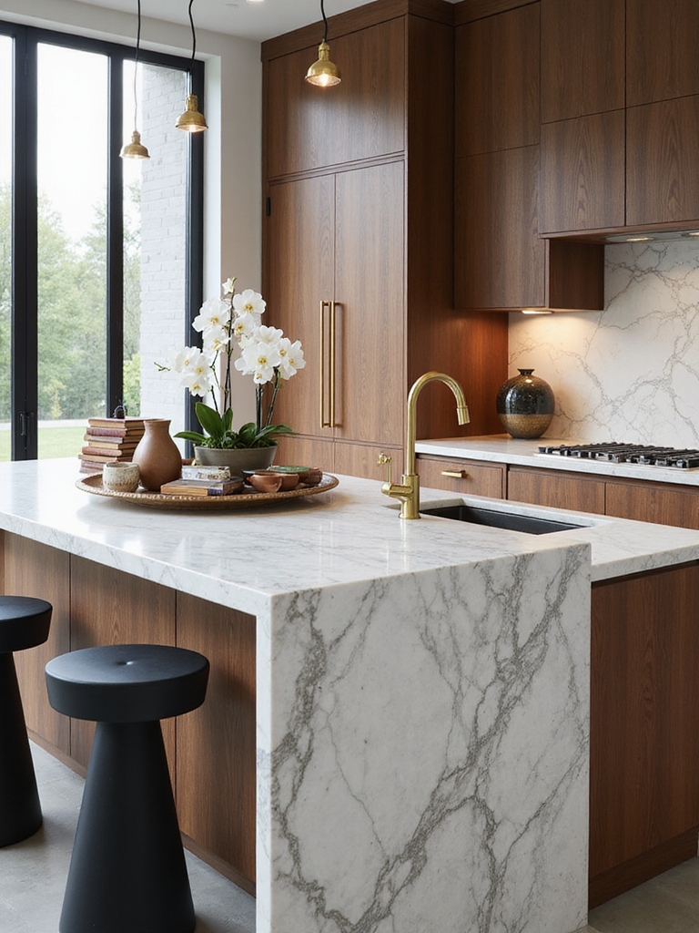 natural veined stone elegance