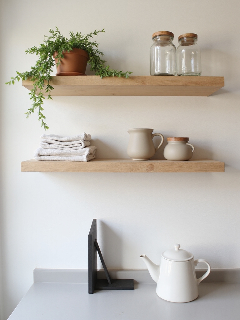 neutral streamlined open kitchen