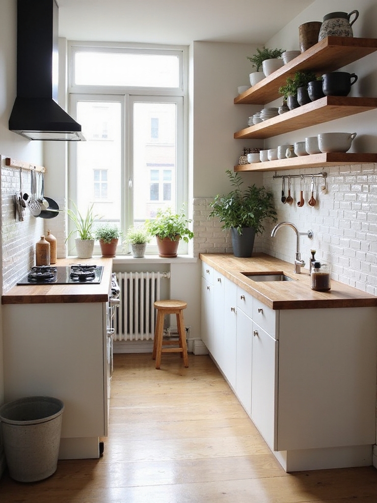 open efficient multifunctional kitchen