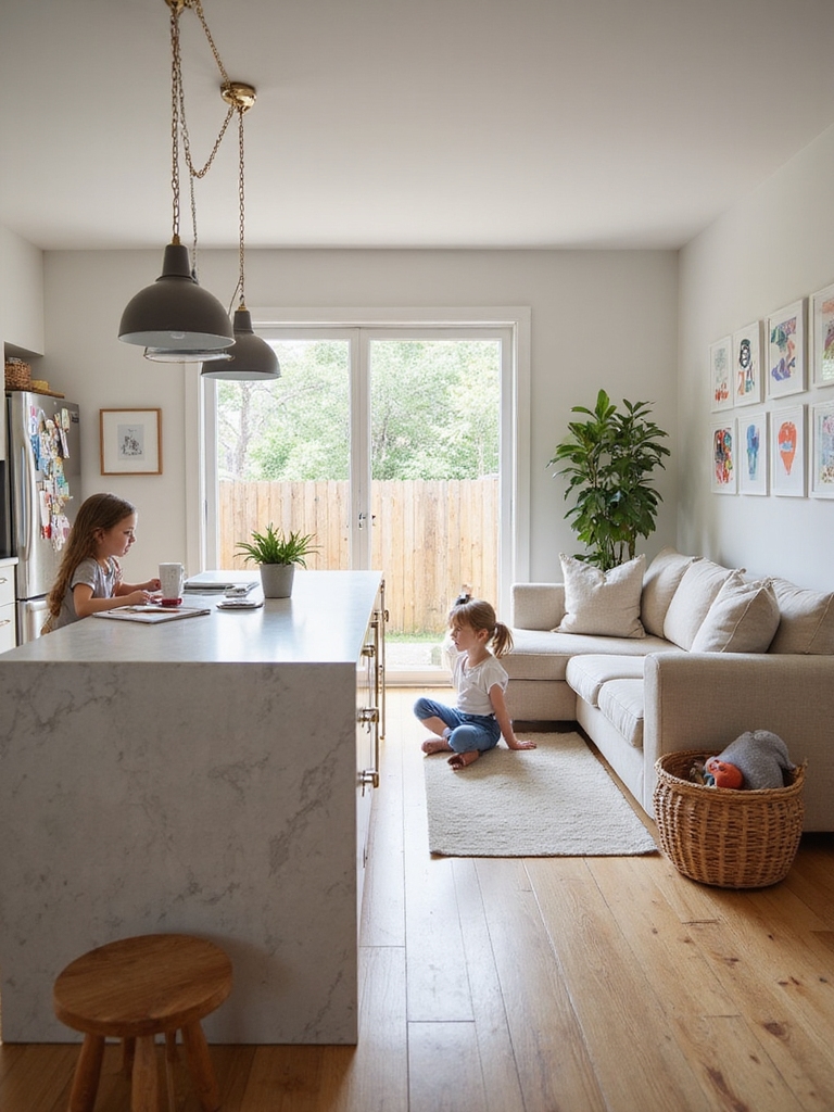 open layout fosters family connection