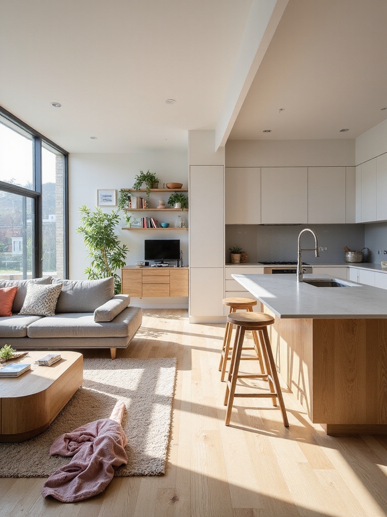 open layouts scaled for living