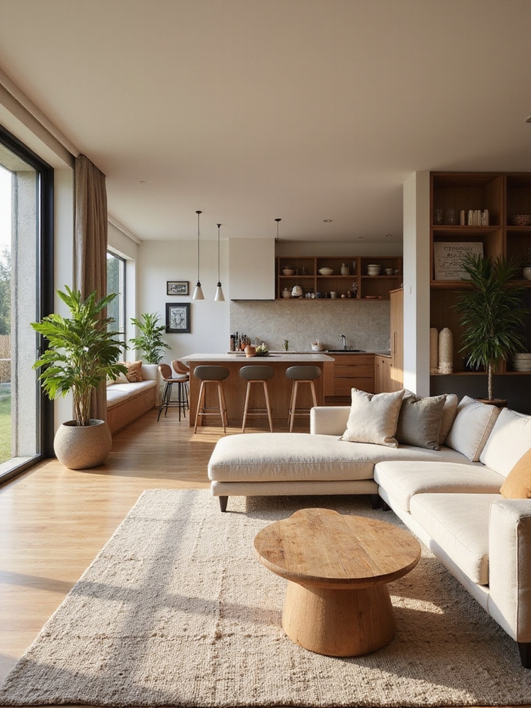 open sightlines defined zones