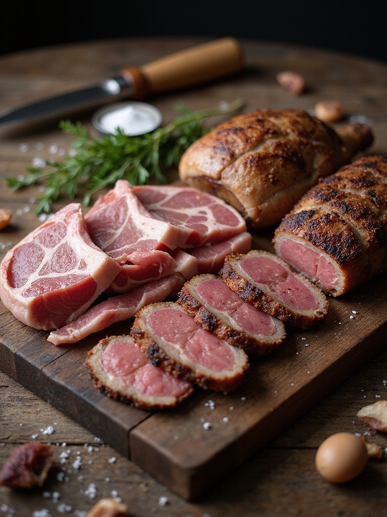pasture raised fatty varied meats