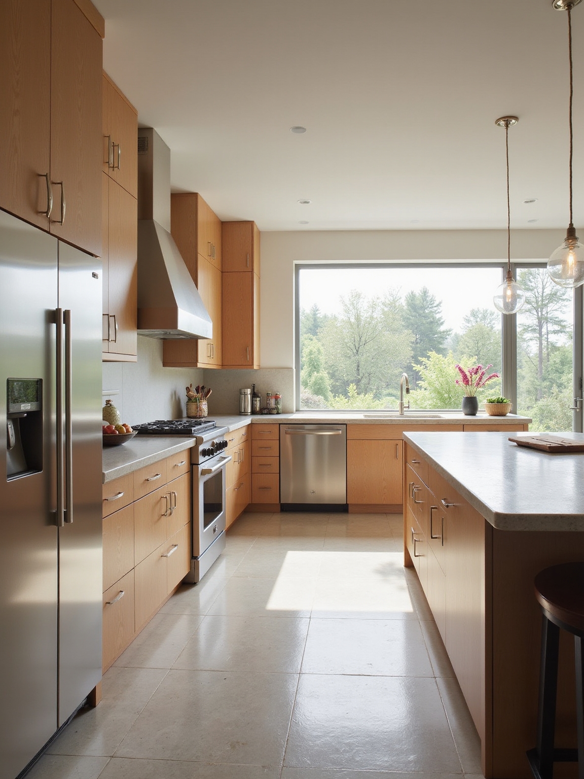 position appliances to minimize cross traffic