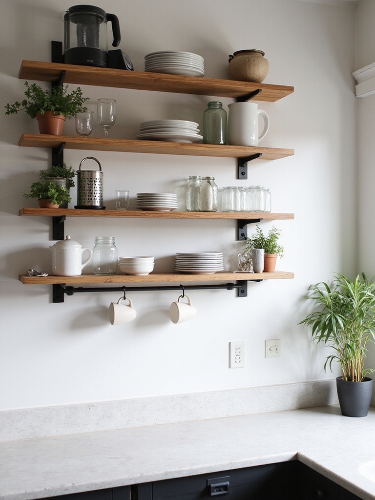 practical shelf depths and heights