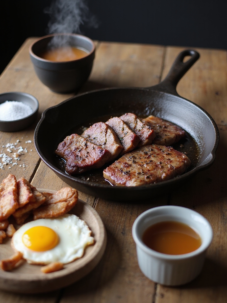 quick high fat meat breakfasts