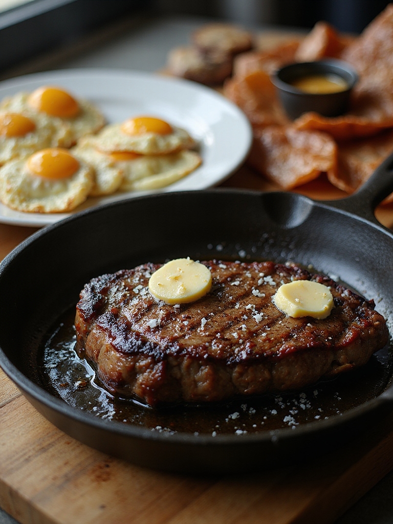 quick ribeye and beef bowl