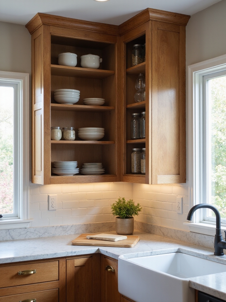 reclaimed corner storage solutions