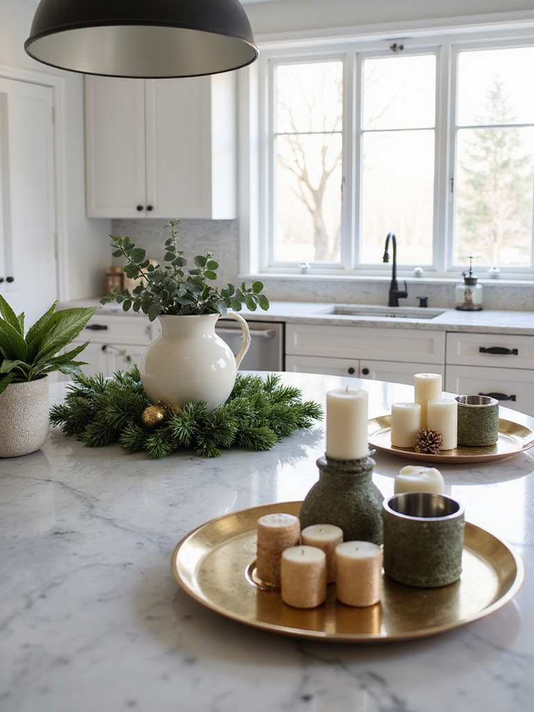 refined metallic accented holiday palette