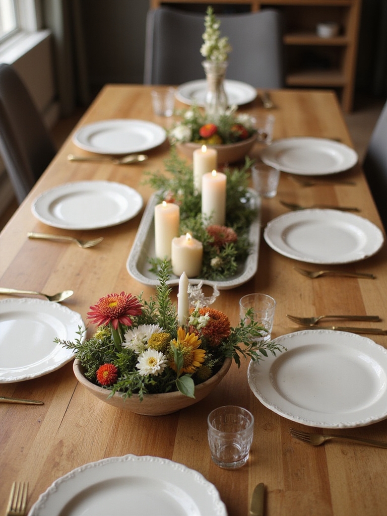 scale decor to table