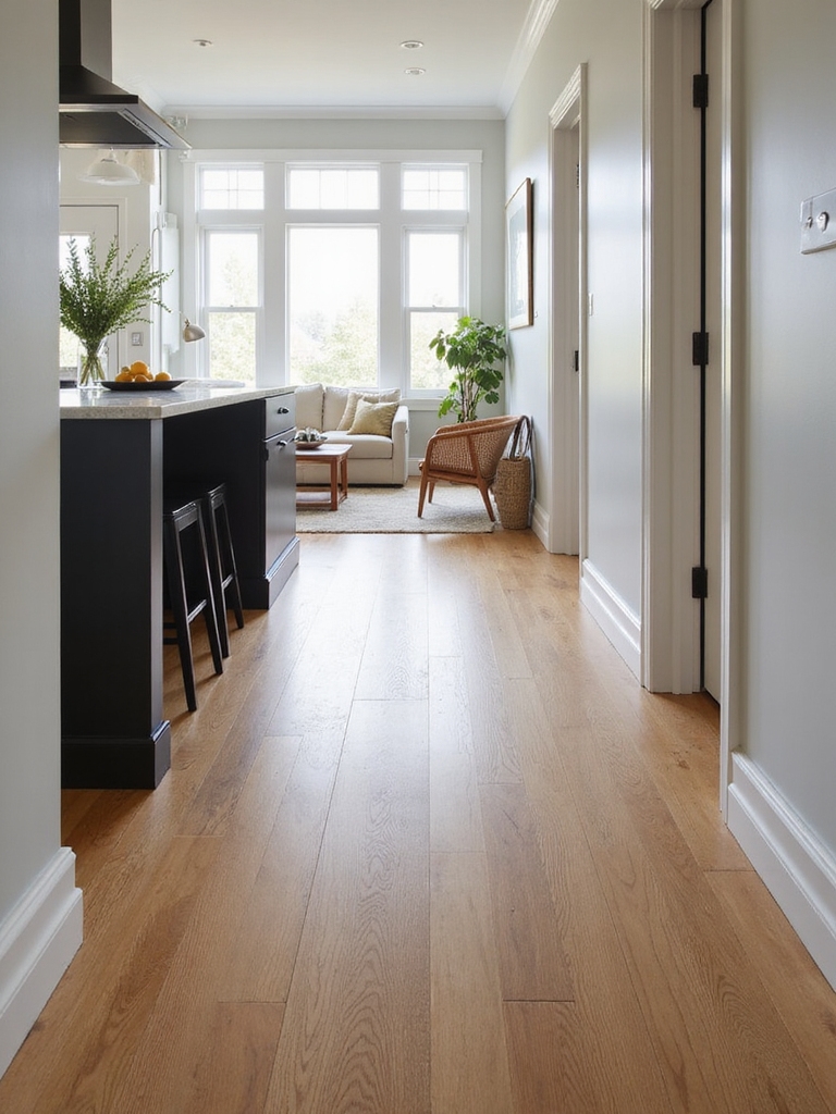 seamless rustic flooring transition