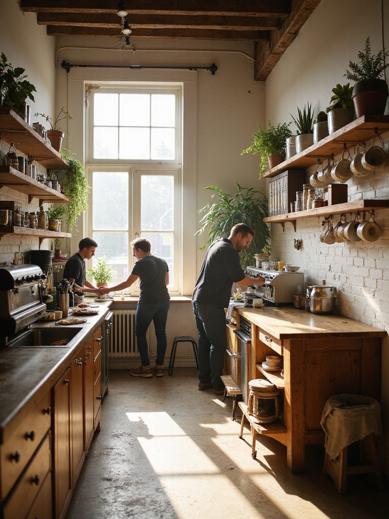 sensory open kitchen fosters intimacy