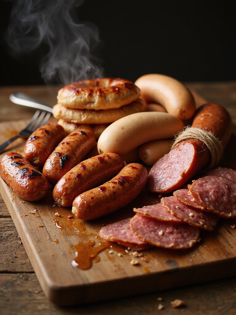 short ingredient meat focused sausages