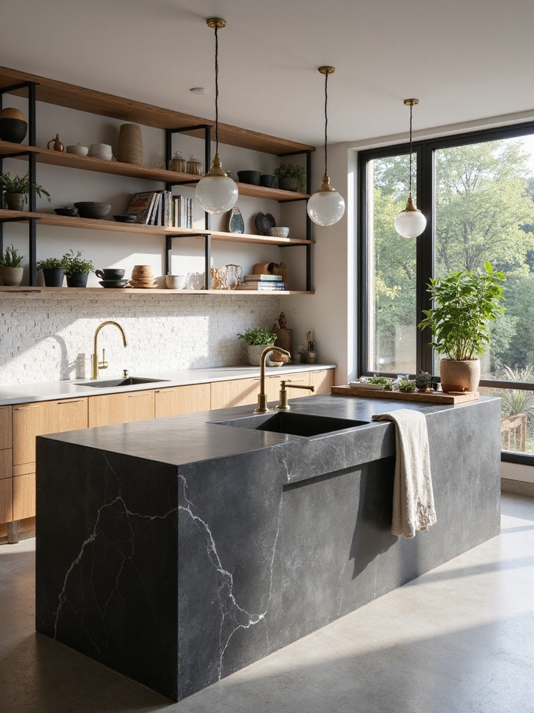 sleek contemporary chef focused kitchens