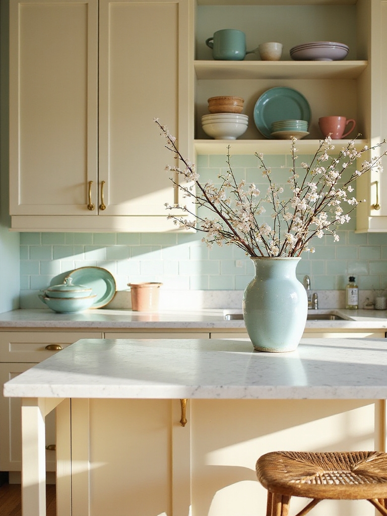 soft pastels bright accents