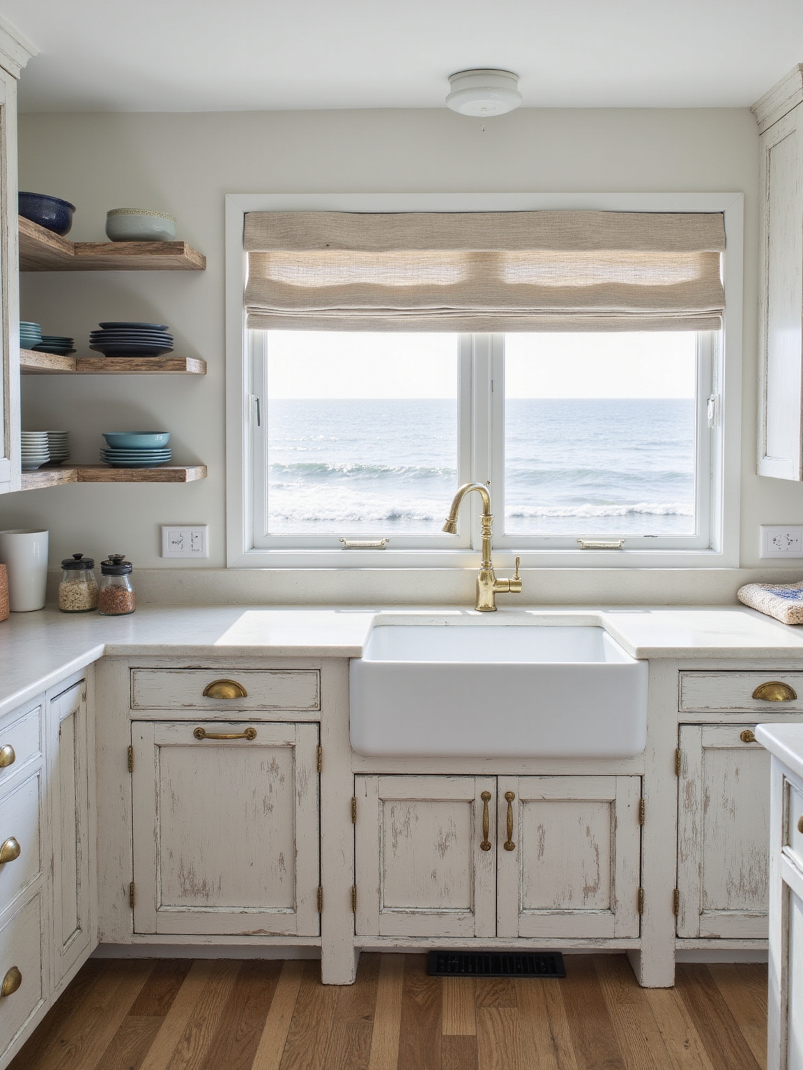 sun worn distressed cabinet finishes