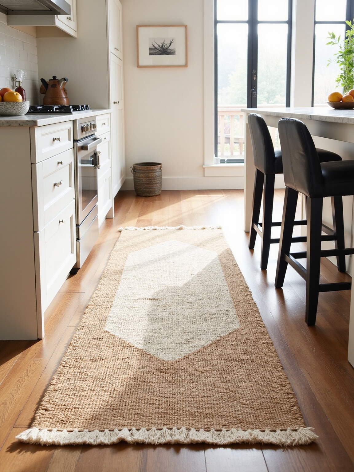 textured high quality kitchen rugs