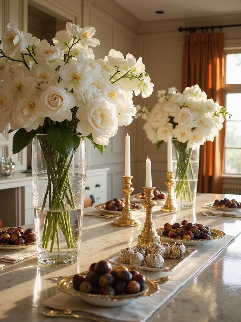 thoughtful tactile quietly luxurious centerpiece