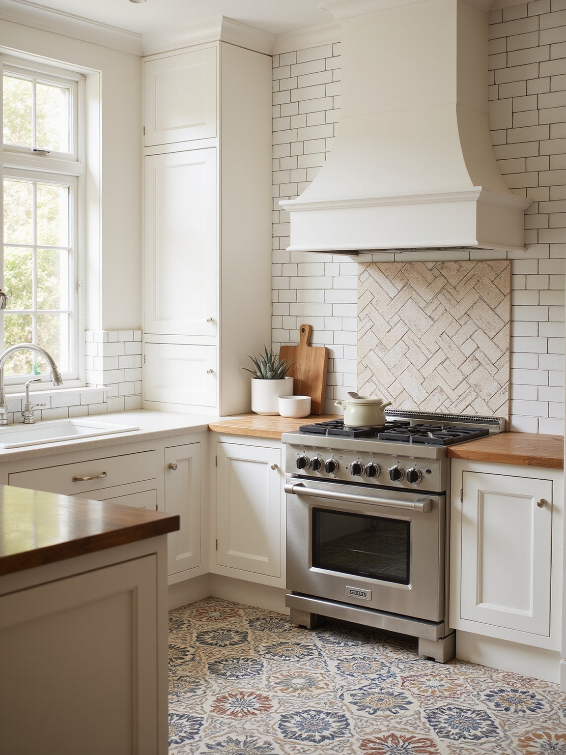 timeless textured subway tile layouts