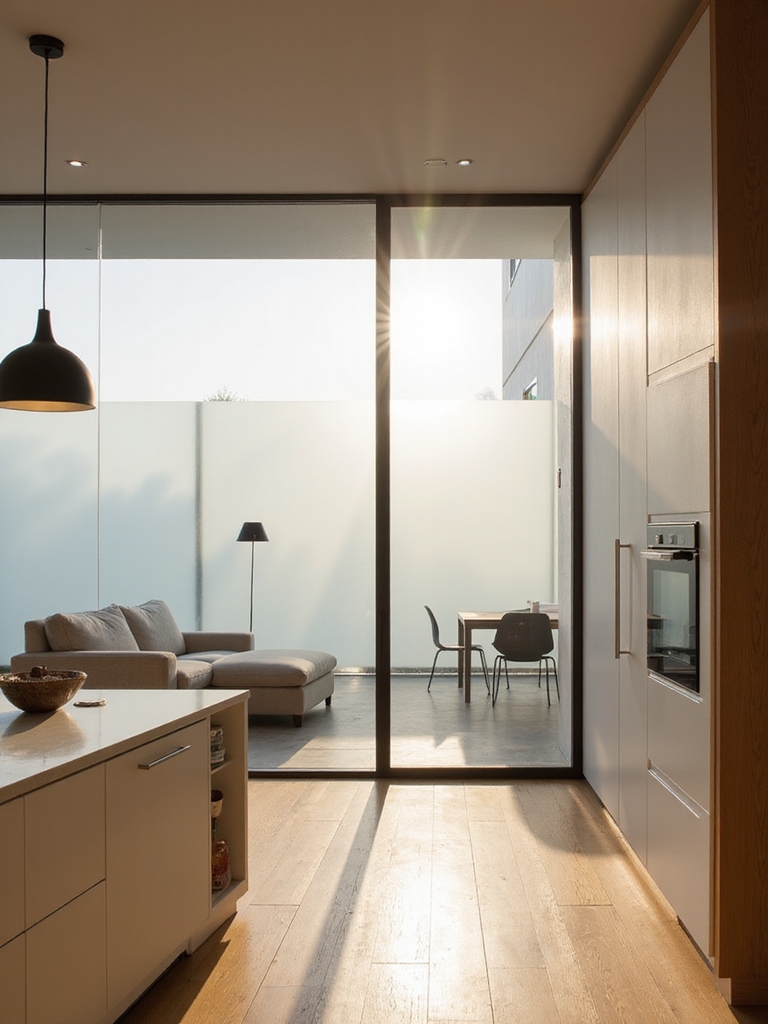 translucent partitions for privacy