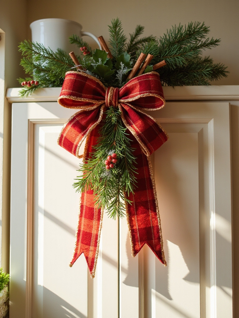 velvet burlap satin layered plaid