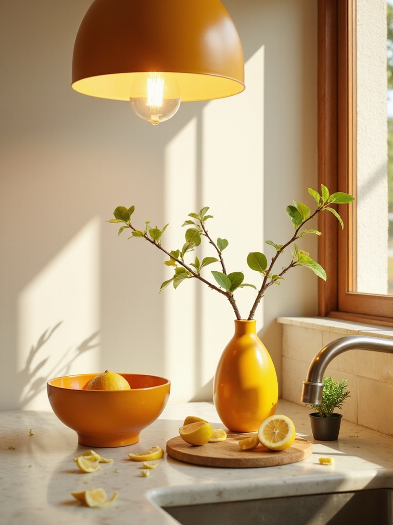 warm led layered lighting