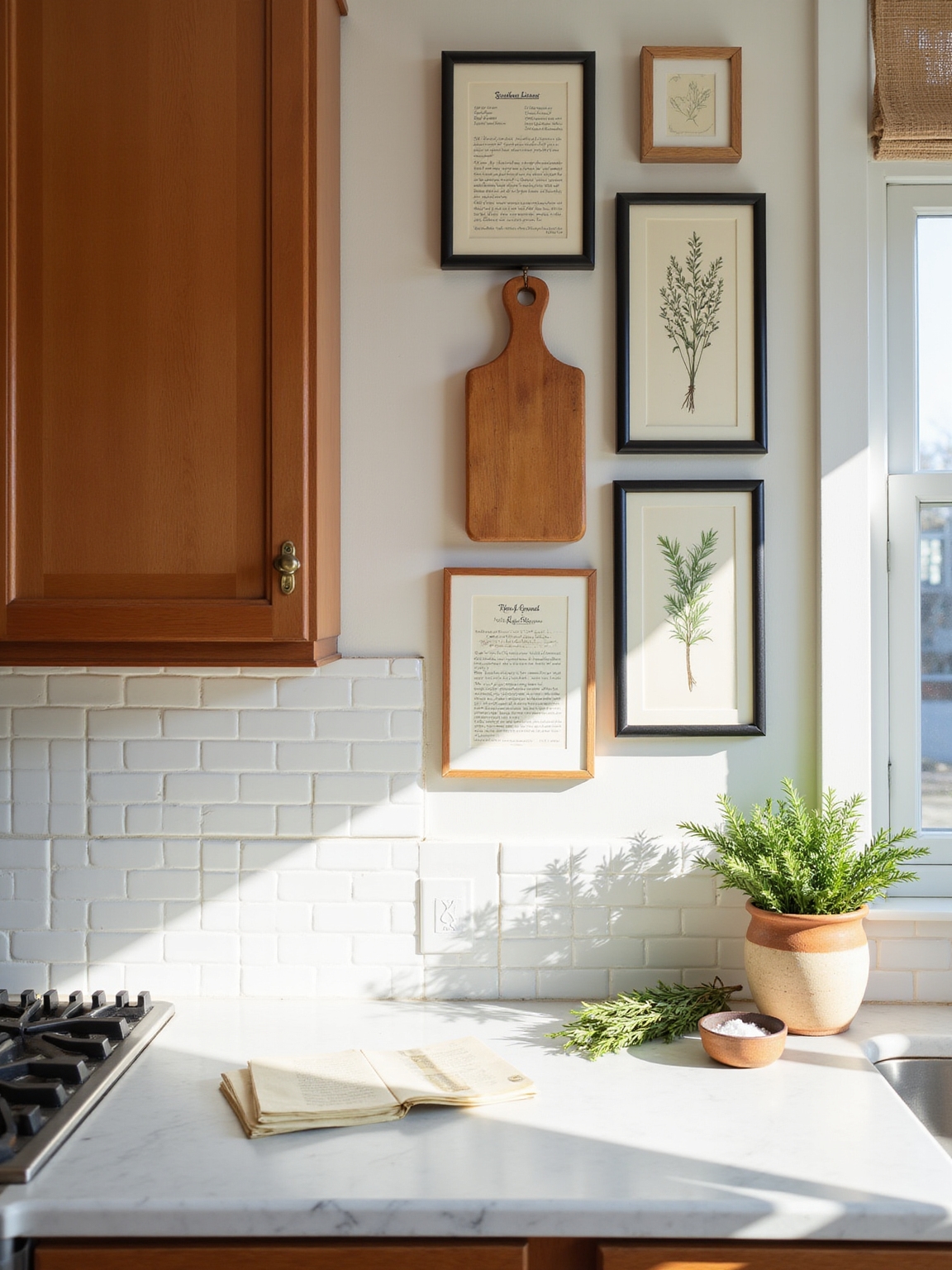 warm mixed frame kitchen gallery