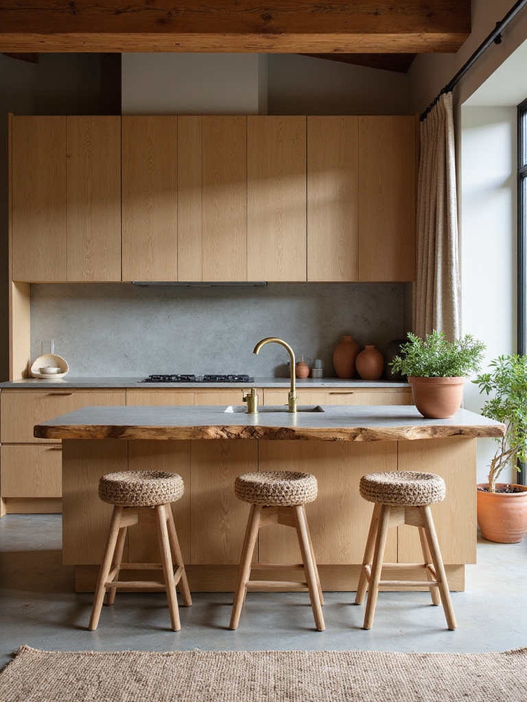 warm tactile natural materials