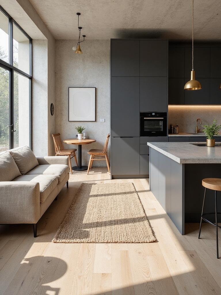 warm woods muted metals