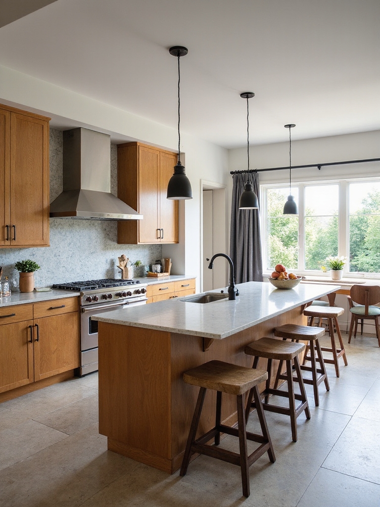 work focused multifunctional island clearances