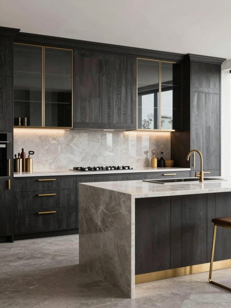 artful hand finished cabinetry details