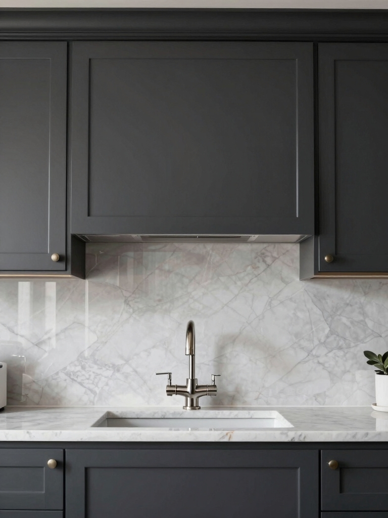 balance dark cabinets beautifully