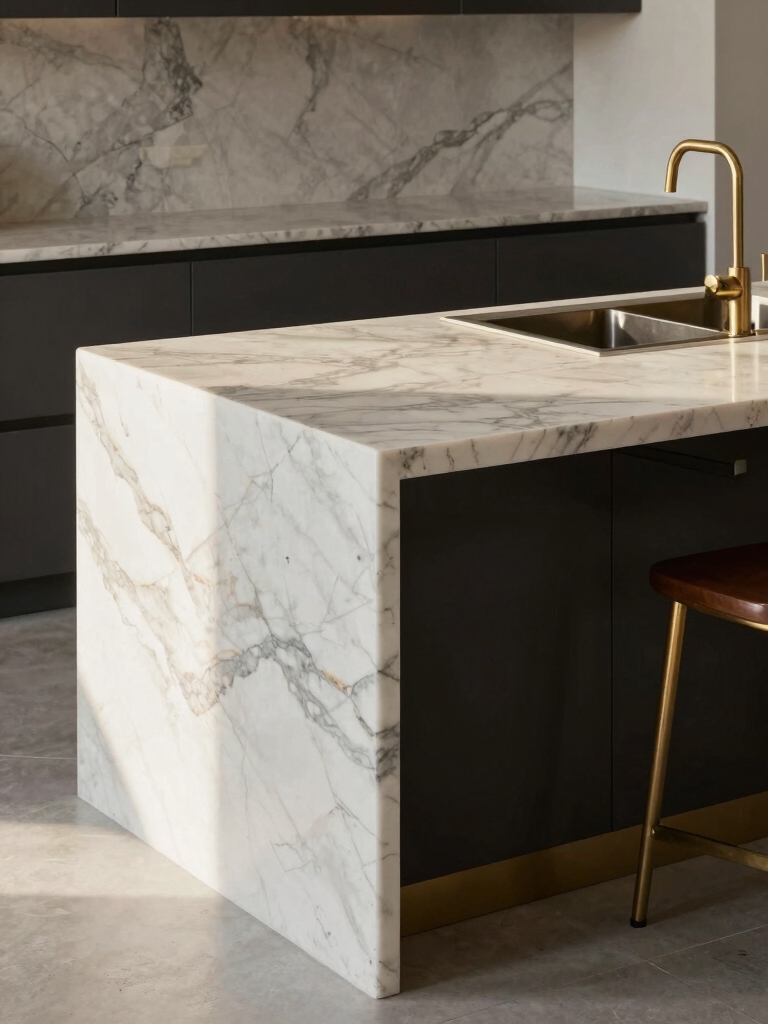 balanced contrast in kitchens