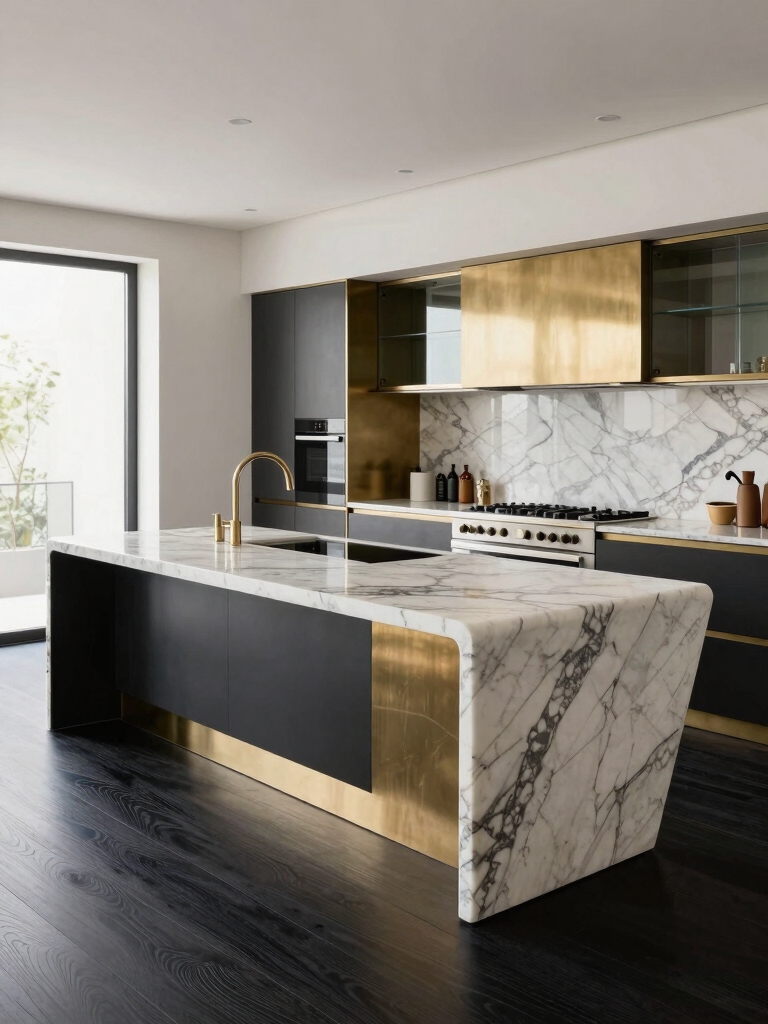 bold shapes enhance kitchens