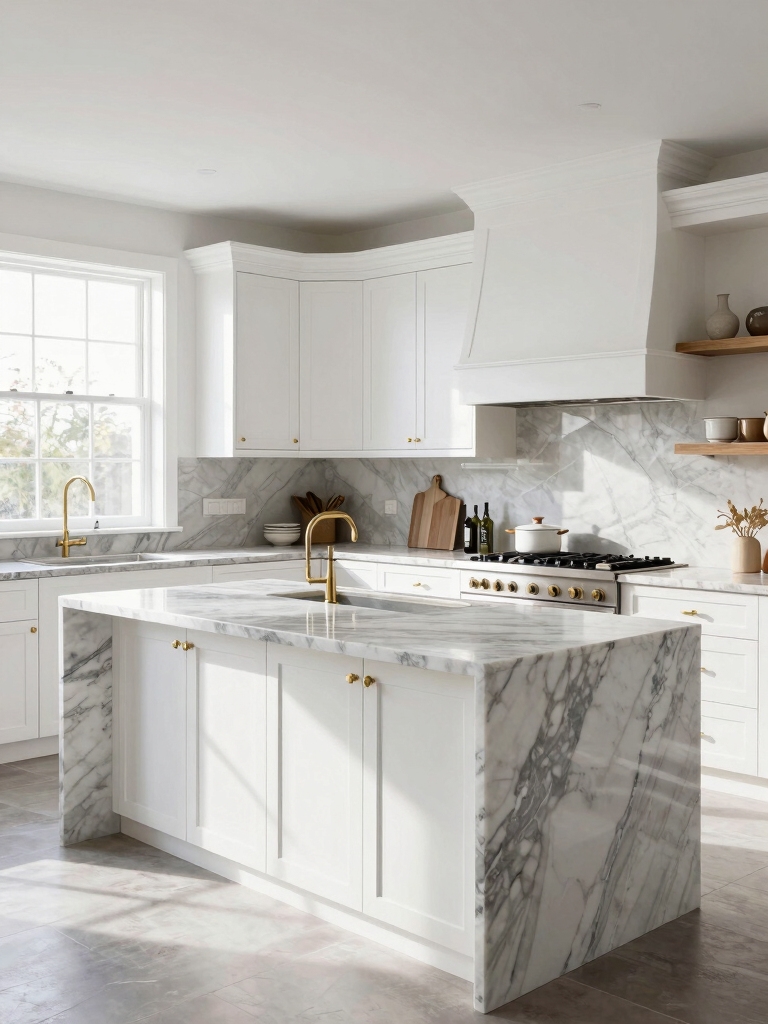 bold white cabinet combinations