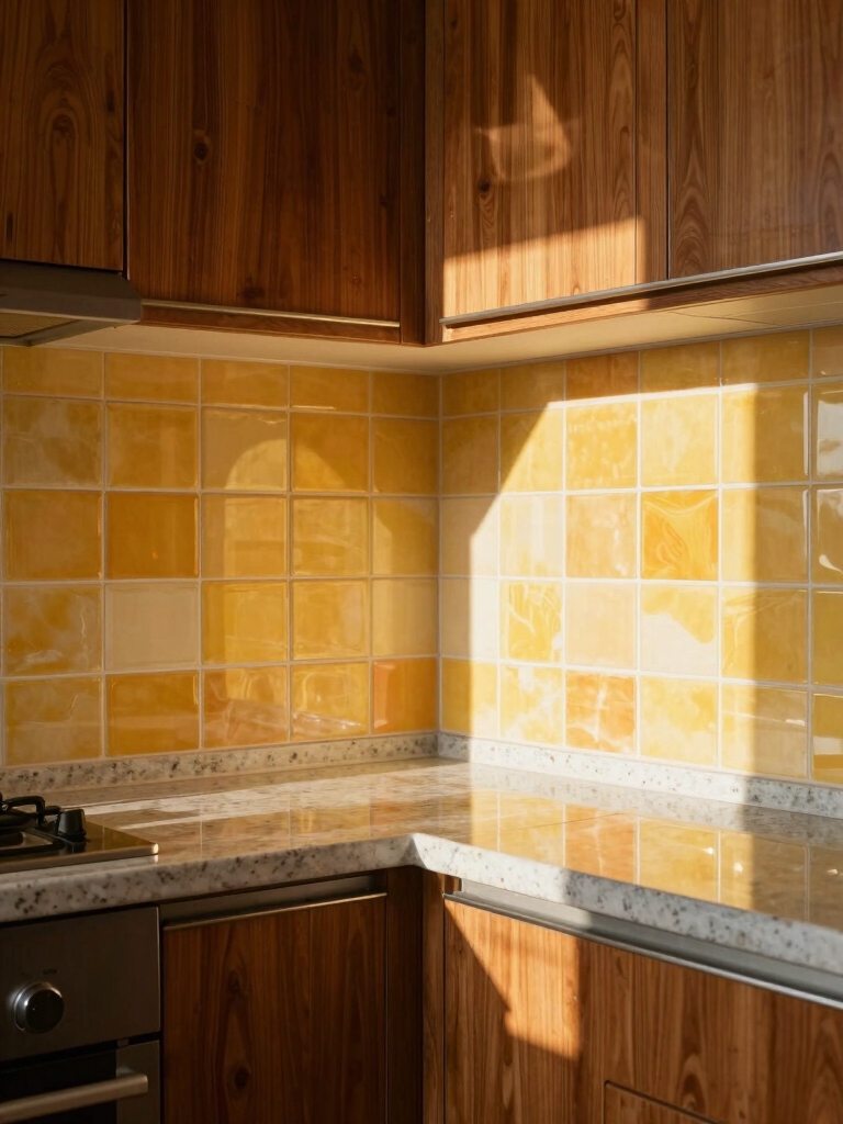 bright cheerful kitchen accents