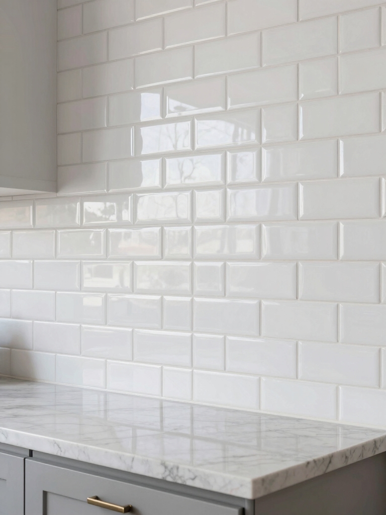 bright timeless kitchen backsplash