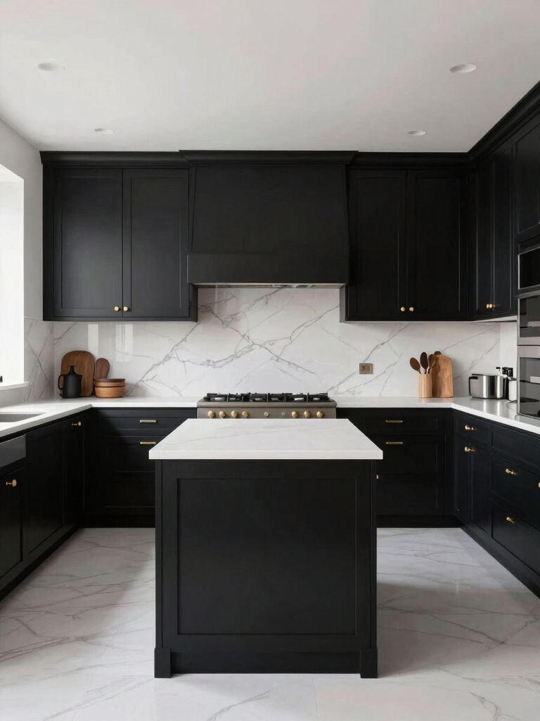 calm cohesive kitchen design