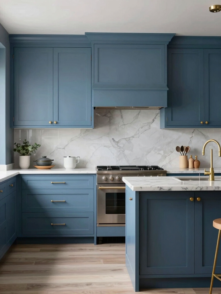 calming soft mist blues