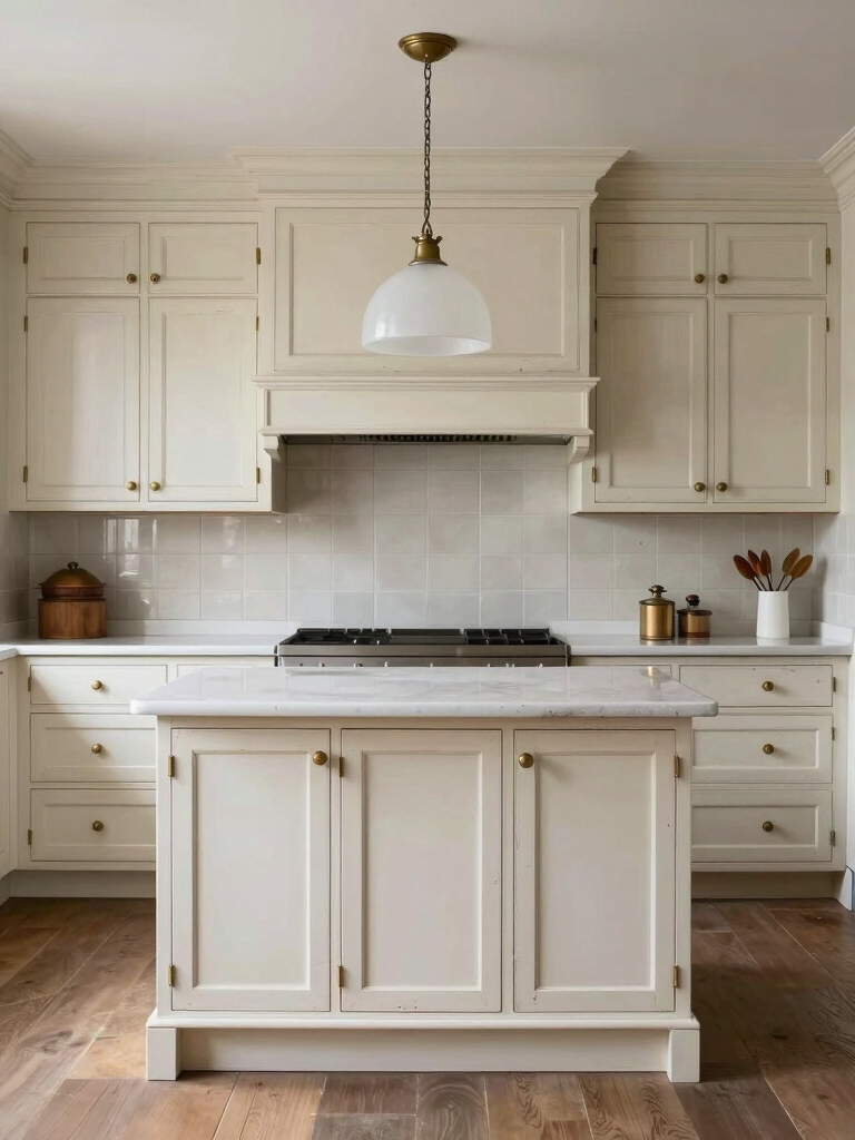 chalky warmth in kitchens