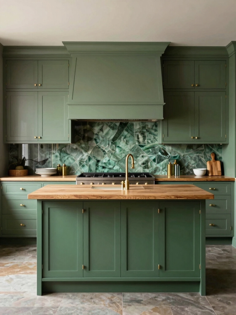 choose calming green undertones