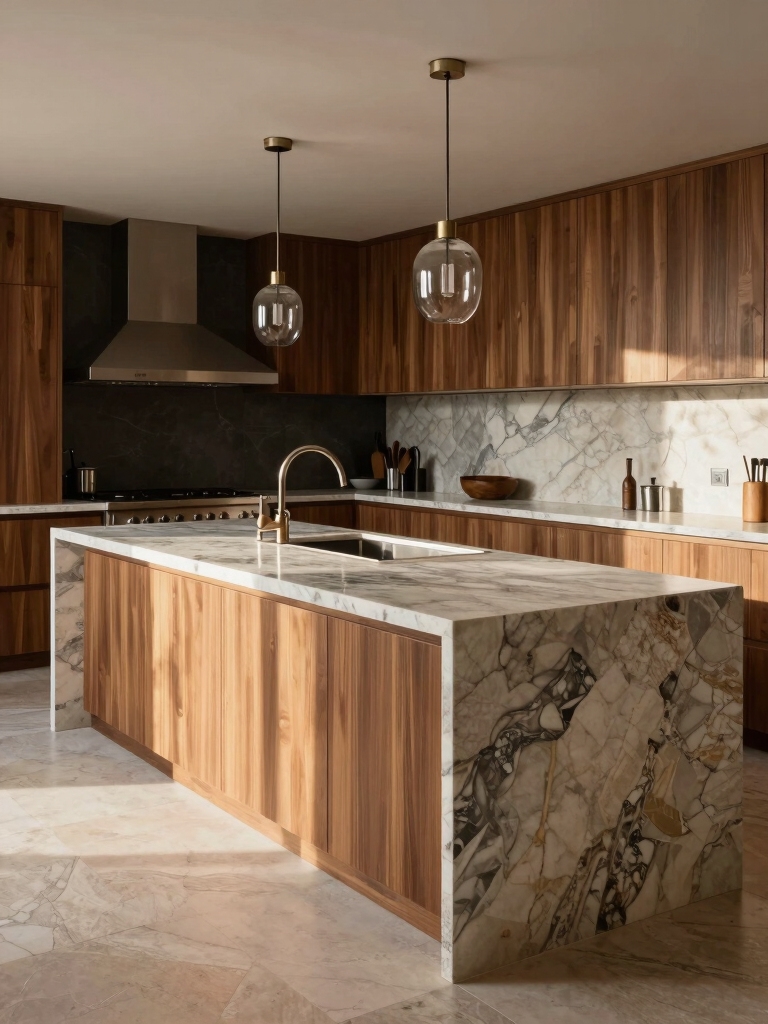 clever contrasts create rhythm