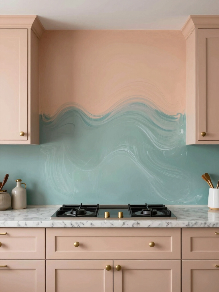 colorful durable kitchen backsplashes