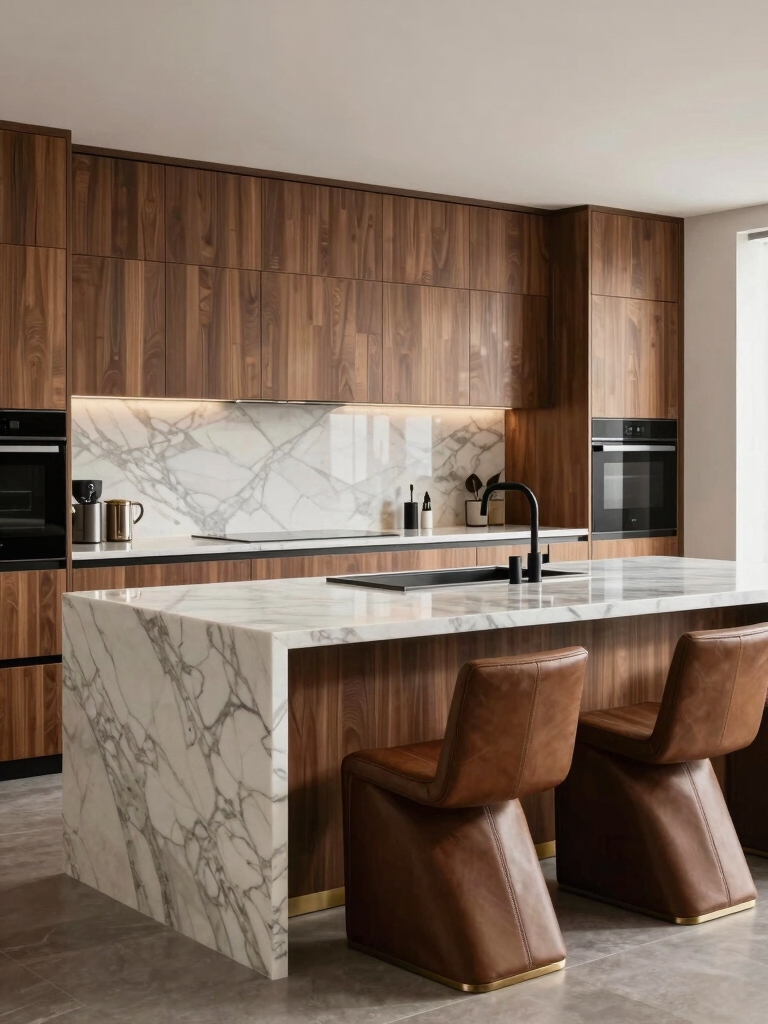 comfortable stylish island seating