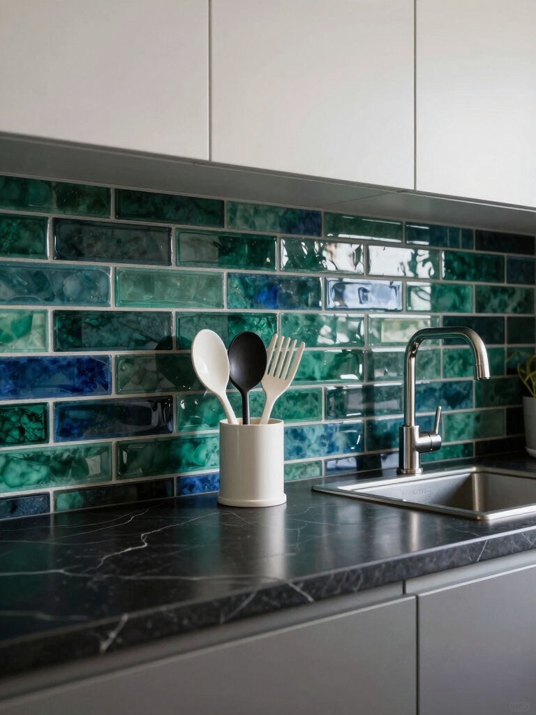 contrast elevates kitchen aesthetics