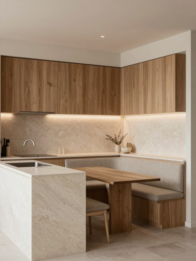 cozy cooking and dining flow