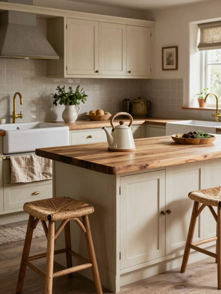cozy kitchen soft textures