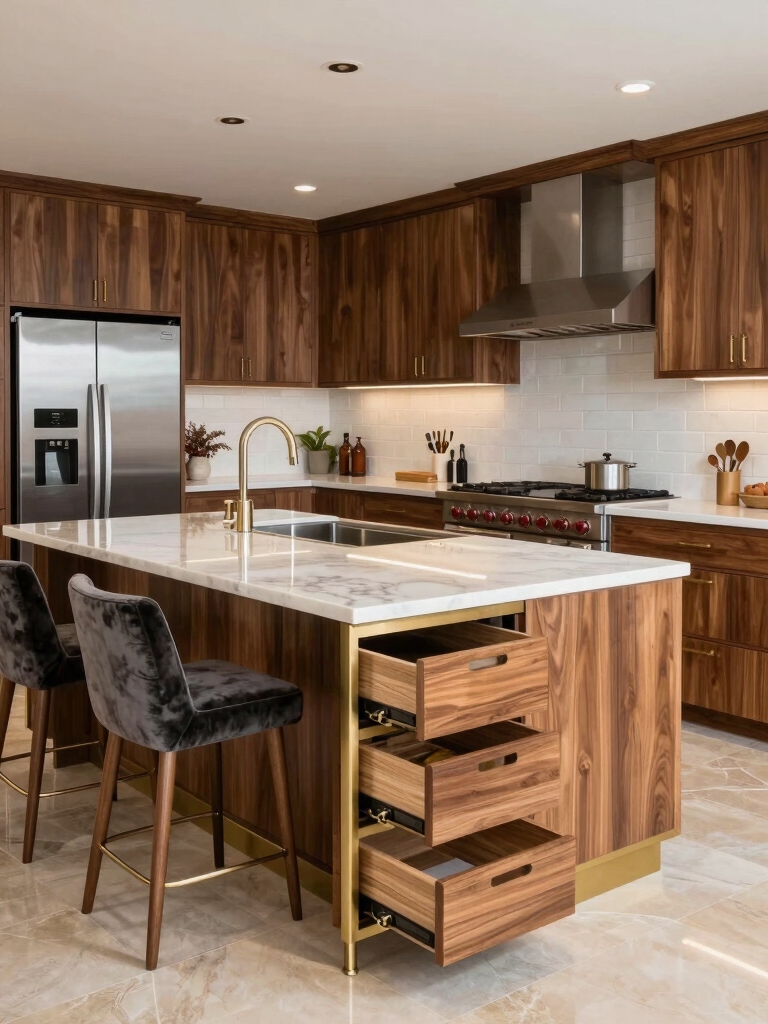 efficient inviting kitchen design