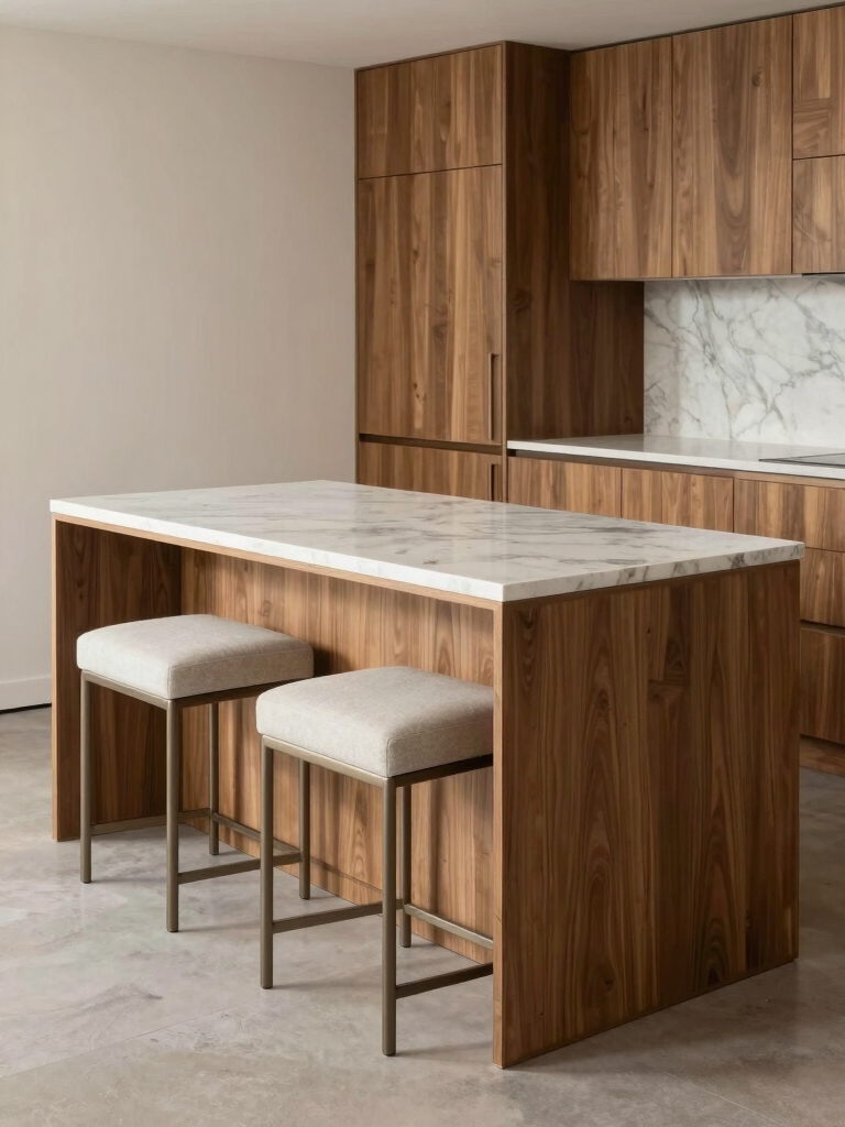 efficient island seating design