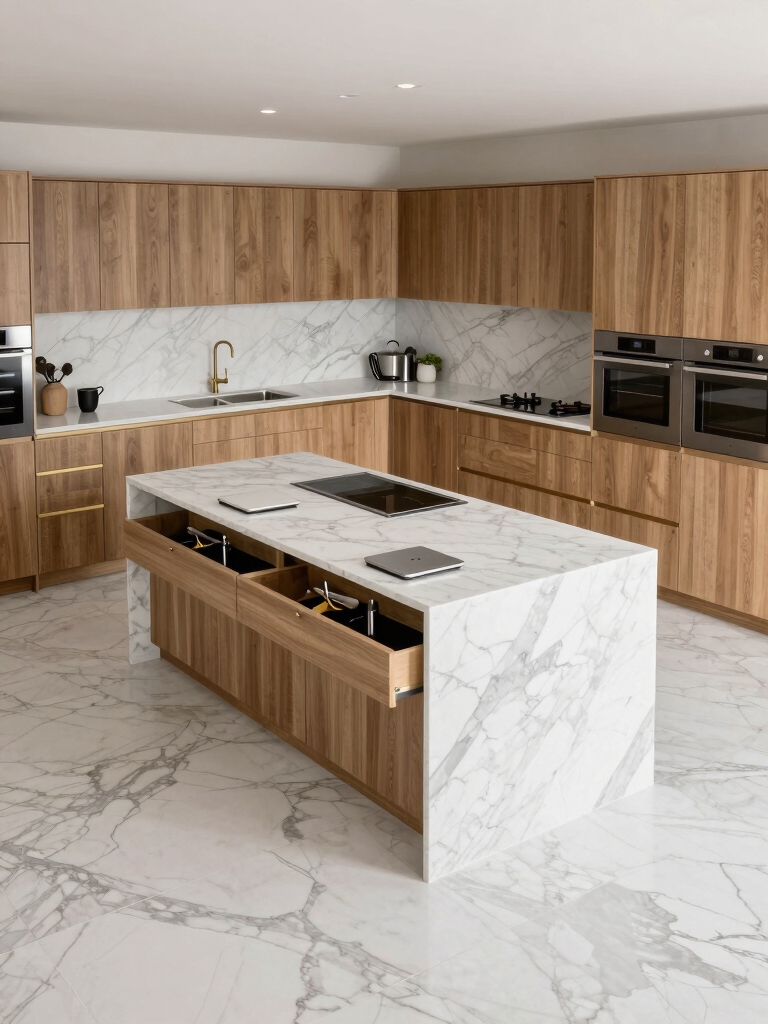 efficient kitchen workflow zones